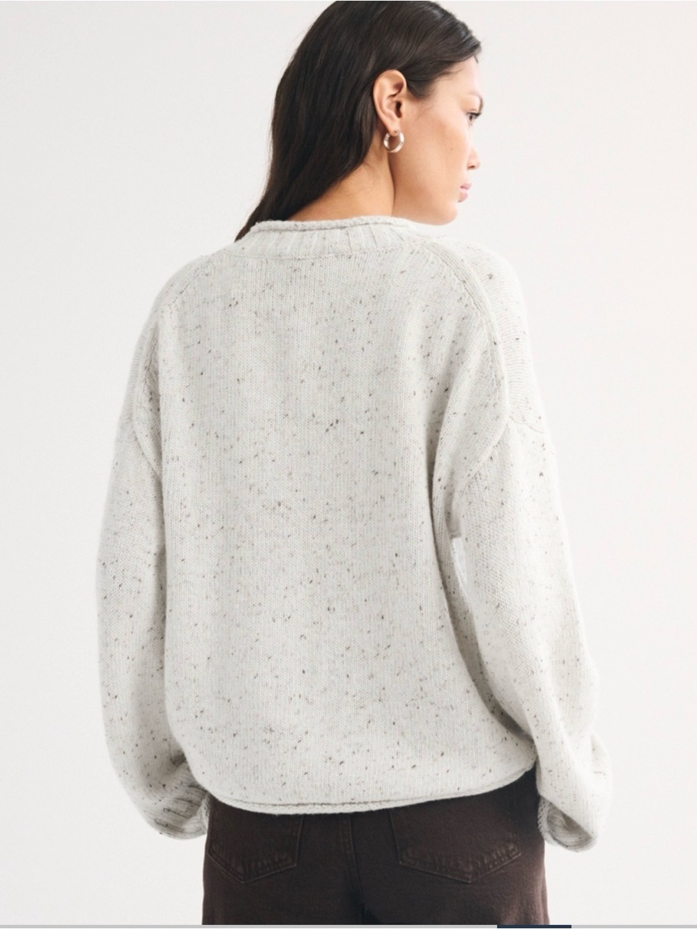 Abercrombie & Fitch Wool blend Roll Neck Crew Sweater - Picture 5 of 8